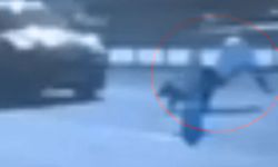 'Dur' ihtarına uymayan sürücü polise böyle çarptı!