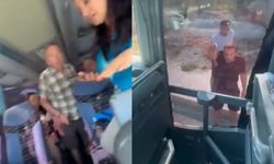 Didim'de turist taşıyan otobüse taşlı saldırı!