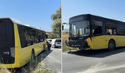 Otomobil ile otobüsün feci kazası! 1 ölü