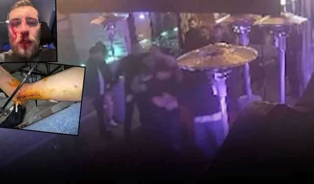 Eğlence mekanında bodyguard dehşeti! Nişanlı çifte 5'i birden saldırdı