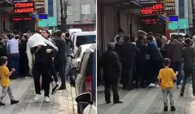 Sultangazi'de düğün salonunda çıkan kavga sokağa taştı
