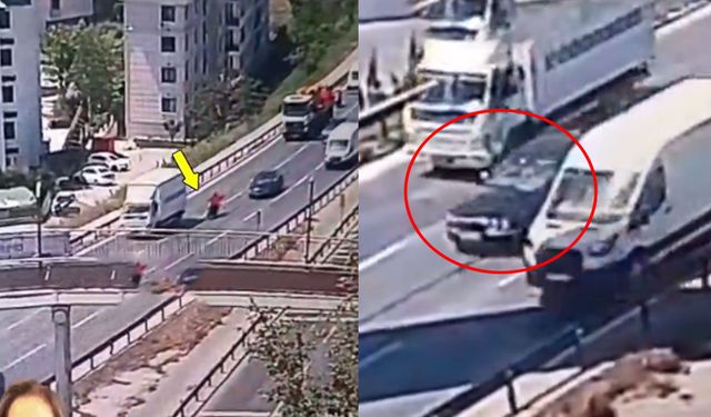 Profesörün çarptığı motosikletli yaralandı! Arkasına bile bakmadan kaçtı