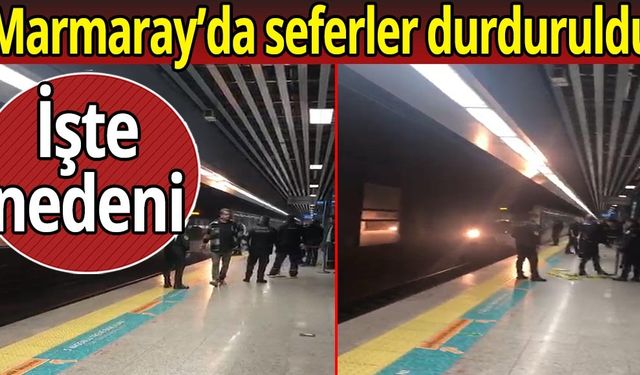 Marmaray'da Olay!