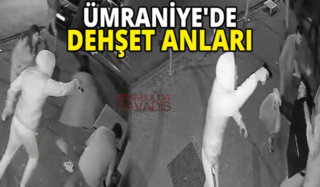 Ümraniye'de Korku Dolu Olay! Bir anda Silahla Gelip Ateş Etti!