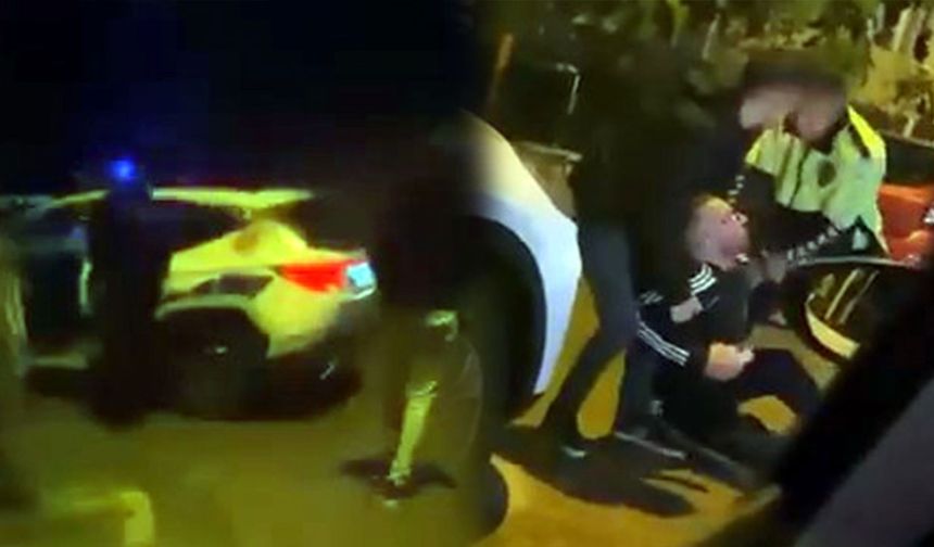 Avcılar’da dur ihtarına uymayan sürücü aracını yolda bırakıp kaçmaya çalıştı