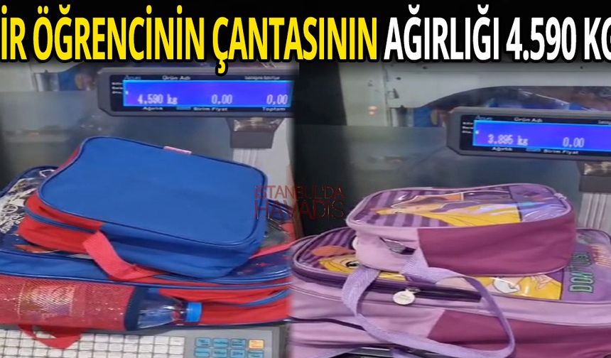 Bir Velinin İsyanı. Bu çantaları 6-7 yaşındaki öğrenciler taşıyor!