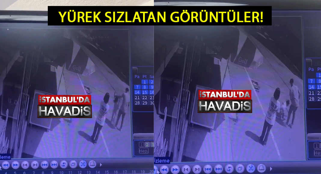 Vicdansız baba çocuğunu sokak ortasında dövdü